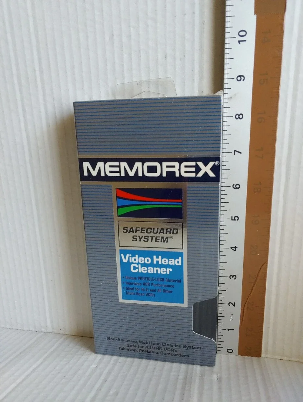 Video Tape VHS Head Clearner - Memorex Safeguard System - Vintage Sealed New